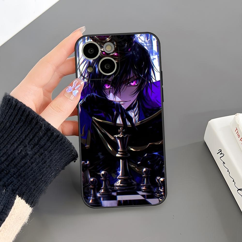Code Geass Phone Case For Iphone 16 Plus 15 14 Pro Max 13 Mini 11 12 Xr X Xs 6 7 8 SE Plus Back Cover