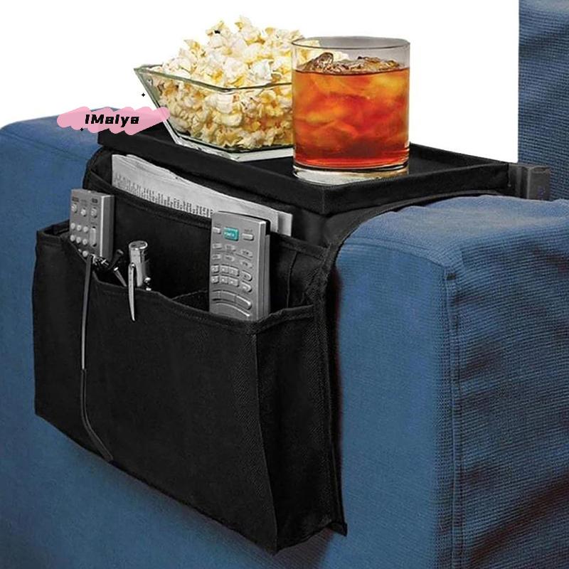 M-1Pc Sofa Armrest Storage Hanging Bag Multi-Pocket Remote Control Organizer Home Side Storage For Living Room