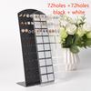 2pcs Fashion Portable Earrings Ear Studs Holder Plastic Jewelry Display Holders Earring Showcase Organizer Stand Storage Rack