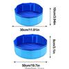 3XUF Foldable Pet Bathing Pool Foldable Design With 6 Floating Toy Skid Proof Base Rubber For Dog And Cats
