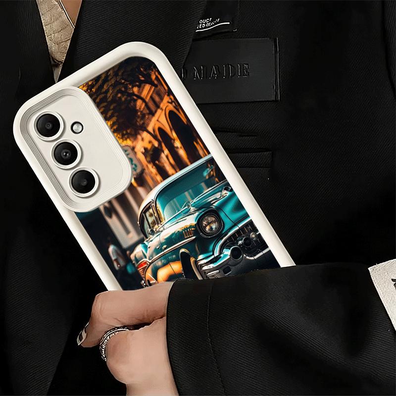 Phone Case for Samsung Galaxy S26 S25 Ultra S24 FE Classic Vintage Retro Car Shell S23 Plus S22 + S21 S20 5G Soft Silicone Funda