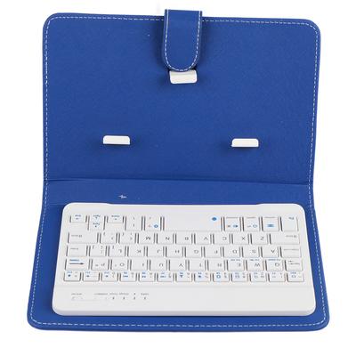 Tragbare Drahtlose Bluetooth-Tastatur mit Lederetui-Abdeckung für 4,5-6,8 Zoll für iOS für Android und für Windows Smart