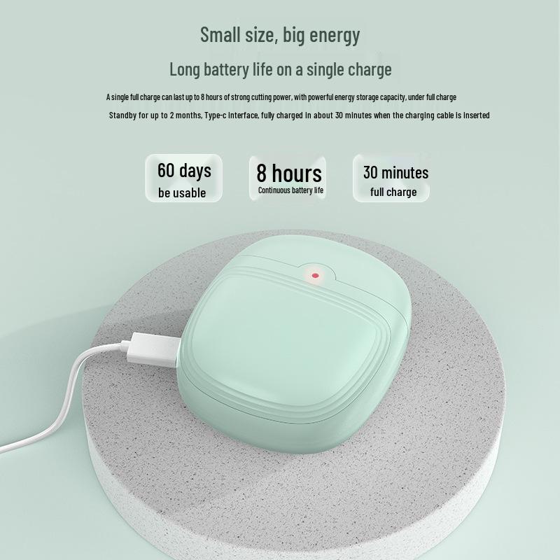 Automatic Electric Nail Trimmer and Clipper for Elderly, Children, Toddlers, Infants - Anti-Pinch Design
