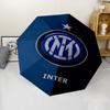 1 buc I-Internazionale Milano (12) Umbrelă, Protecție Solară și Ecranare UV. Are Opt Jante Rezistente pentru Utilizare în Aer Liber și Este Perfect ca Cadou de Sărbători