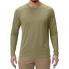 Men's Solid Color Raglan Long Sleeve Sports Top