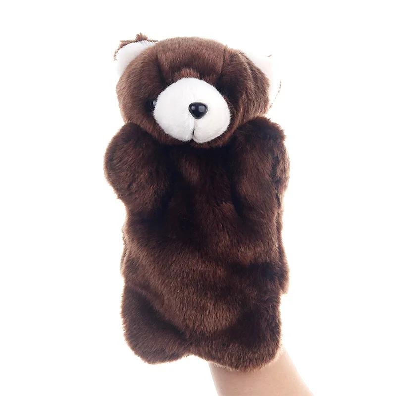 25cm Animal Hand Puppet Plush Toys Baby Educational Hand Finger Puppets Animal Stuffed Doll Toy Telling Story Kids Children Gift