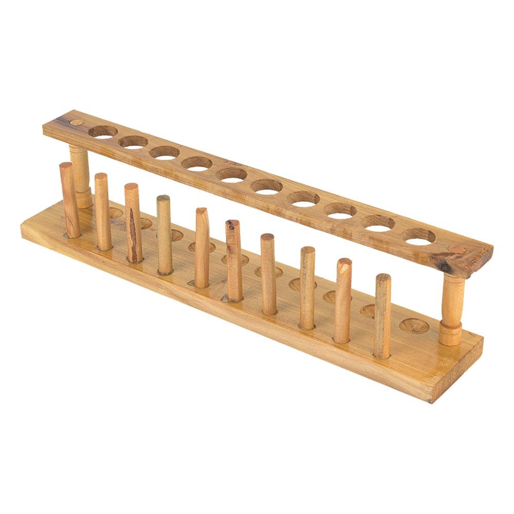 Durable and Strong Wooden 6 8 10 12 Hole Test Tube Stand Chemical Laboratory Tool