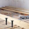 2Pcs Adjustable T-Shaped Bed Frame Support Legs 18Cm-34.5cm Height Range Heavy Duty PP Furniture Legs for Bed Stability and