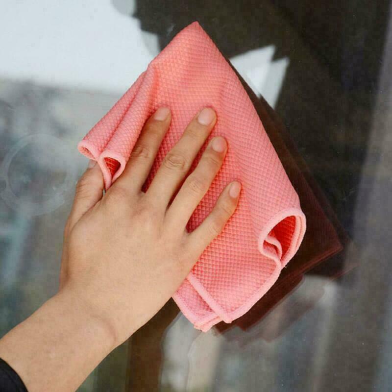 Fish Scale Microfiber Polishing Cleaning Cloth