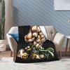 Jojos Bizarre Adventure Mächtiger Stand-Nutzer Decke Flanell Frühling Herbst Warme Überwurfdecke für Bett Sofa Teppichstück
