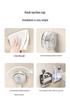 Wall-Mounted No-Punch Toilet Paper Dispenser and Storage Holder