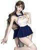 Sex Sexy Underwear Love Hollow Sailor Suit Backless School Girl Uniform Role-playing Sex Clothes