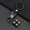 Metal Car Keychain Key Rings Emblem Gifts Pendant Accessories For VW GTI Polo Tiguan Passat Golf Jetta Lavida Skoda Octavia Et4