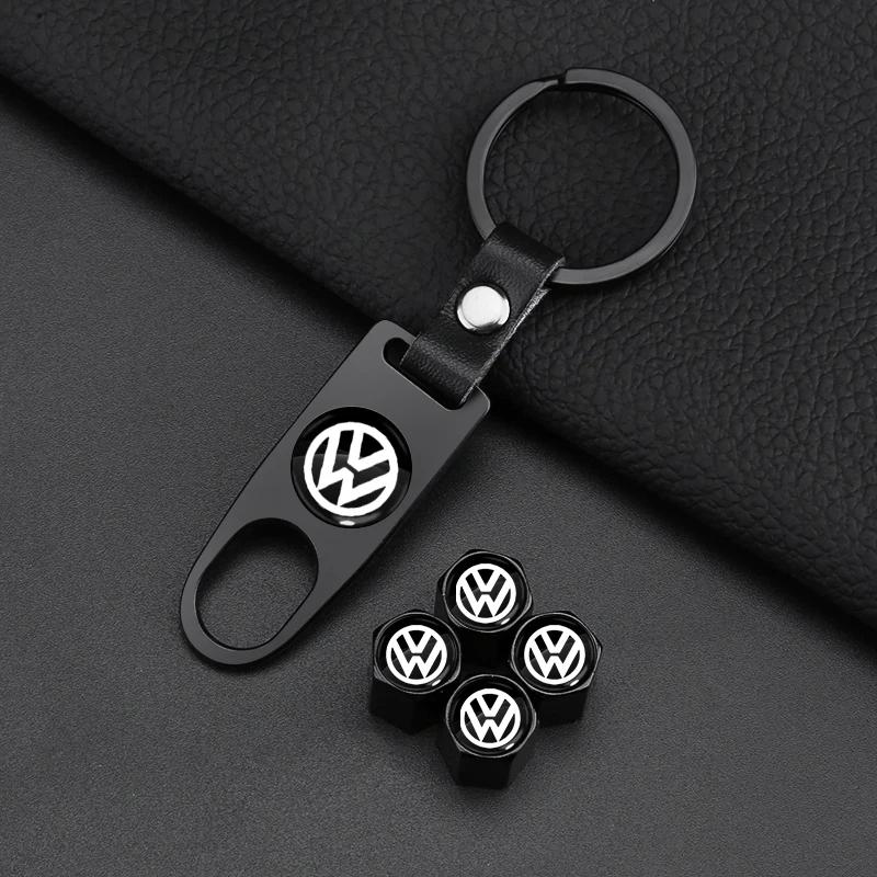 Metal Car Keychain Key Rings Emblem Gifts Pendant Accessories For VW GTI Polo Tiguan Passat Golf Jetta Lavida Skoda Octavia Et4