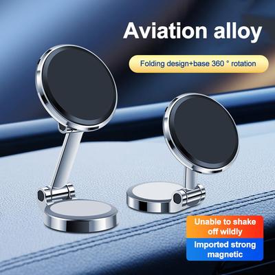 Suport magnetic rotativ 360 pentru telefon pentru mașină Suport pentru navigație GPS Suport pliabil pentru telefoane mobile Suport pentru iPhone Xiaomi Huawei Samsung