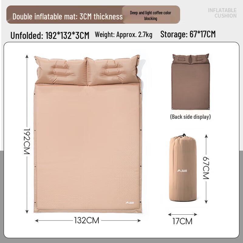 Beishanlang Outdoor Self-Inflating Double Camping Mat
