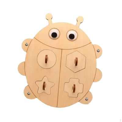 Busy Board DIY Accessories Wooden Travel Toy Sensory Toys Early Educational