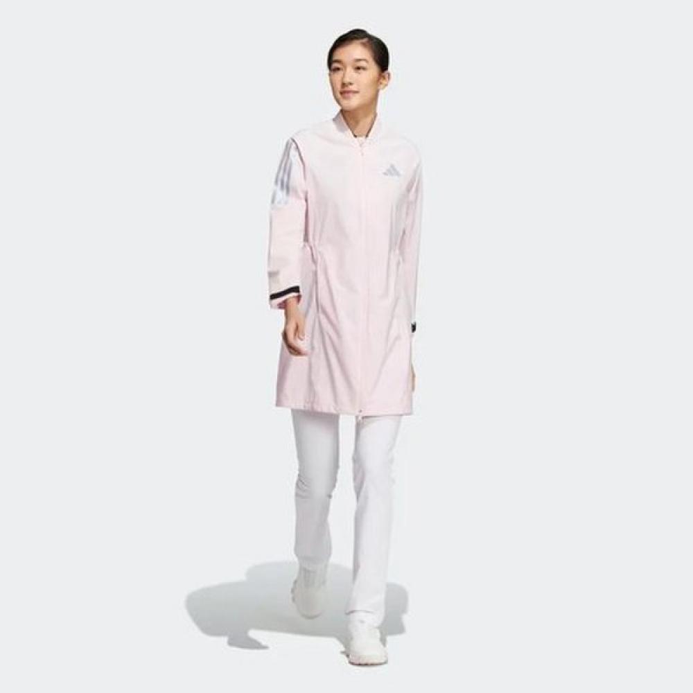 

Adidas Гольф 23 года SS Женская куртка S Rainready DreSS Куртка Hz9983 Дождевик HZ9983 (pink) rain jacket/M(66)