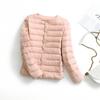 White duck down light down jacket women's winter new slim-fit warm short jacket round neck V-neck inner and outer wear liner