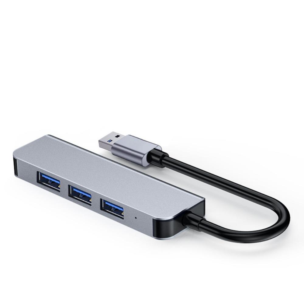 Adaptor Multiport Hub USB C 4 în 1 Tip C la HDMI USB 3 0 Port Ethernet pentru Laptop MacBook Pro Air