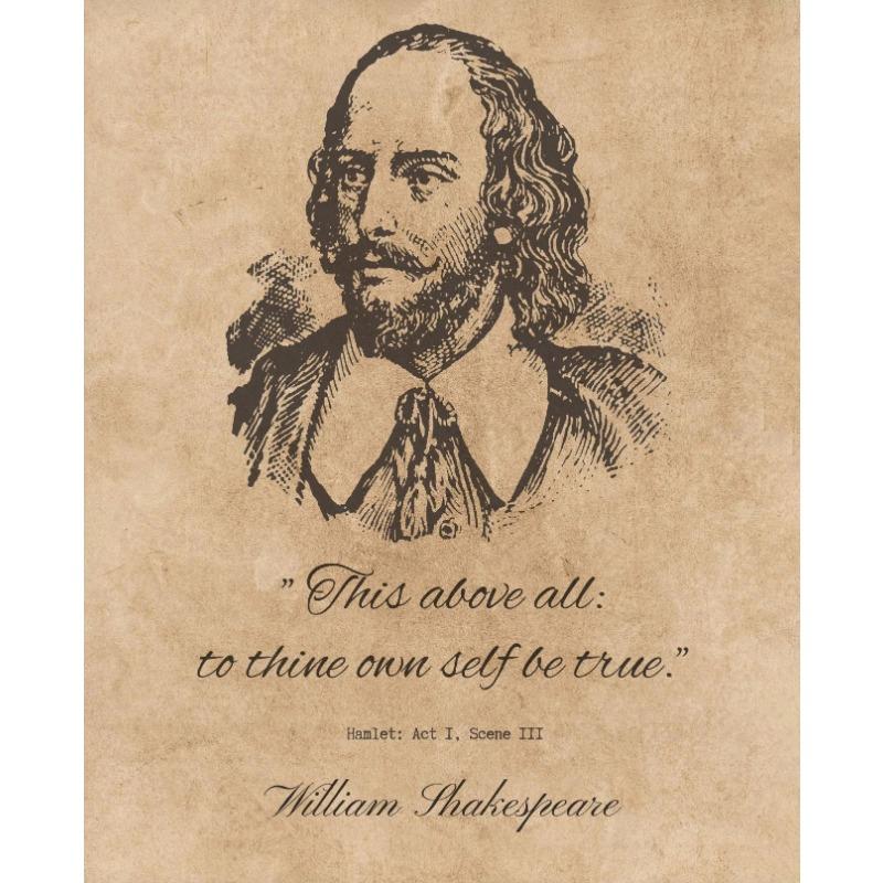 

Классические ретро литературные цитаты Цитаты Шекспира Плакат для классной комнаты Холст Картина Настенные принты Картина для комнаты Домашний декор 21cm×30cm NoFrame