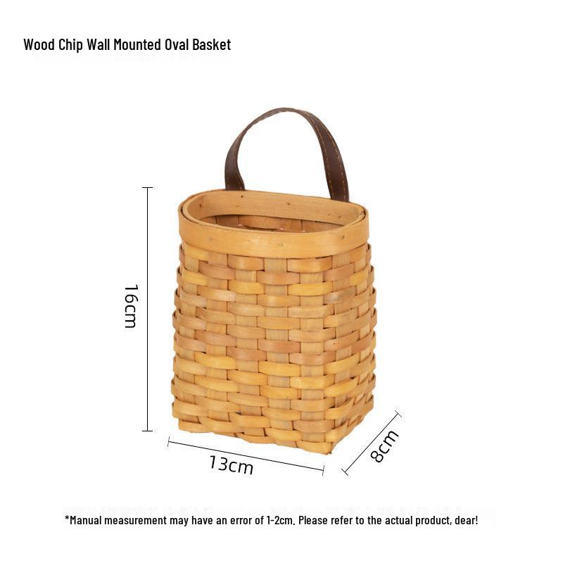 Compact Bamboo and Rattan Woven Picnic and Storage Basket for Fruits, Bread, and Eggs