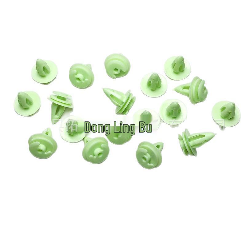 BMW Door Panel Clips: Blue Plastic Nylon Fasteners A138 Clear Plastic