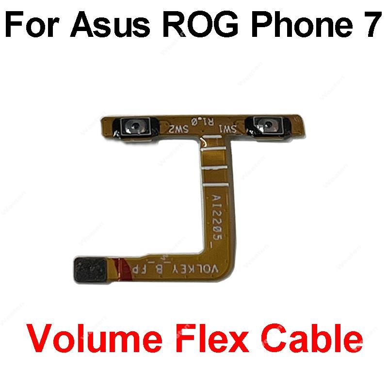 

Power Volume Side Button Flex Cable For Asus ROG Phone 7 ON OFF Power Voulme Side Flex Reliable Repair Parts Strong Stable 7-Volume Flex