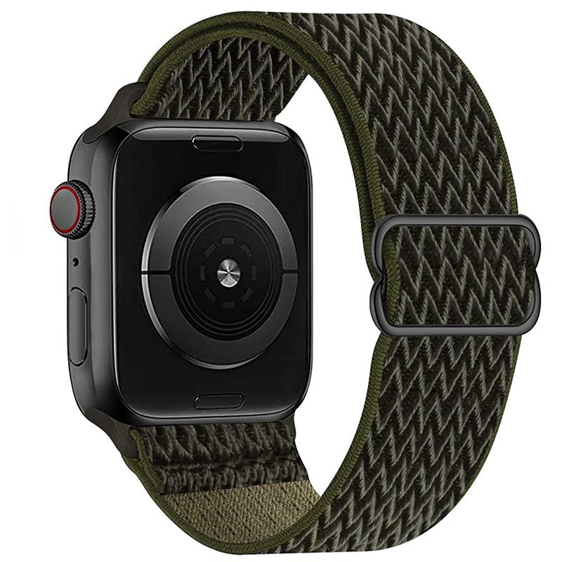 Cinturino elastico in nylon per Apple Watch Series 7 6 5 Se 4 3 Cinturino  da polso regolabile per IWatch 38mm 42mm 41mm 44mm 45mm 40mm Bracciale  Cinturini sportivi acquista in modo