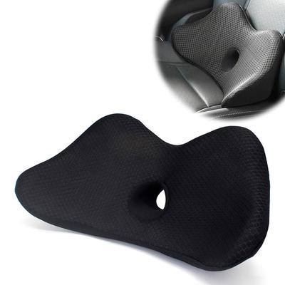 Car Lumbar Pillow 2 In 1 Driver Seat Memory Foam Pillow Car Cushion Lightweight Wedge Back Cushion Car Accessory For Road Trip