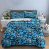 Floral Pattern Three-Piece Set Decor Multiple Sizes Kid's and Adults' Bedroom Exquisite 3PC Bedding Set Gift