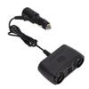 Cigarette Lighter Splitter Adapter 120W USB QC 3.0 Car Plug Charger 2 in 1 with Digital Dispaly Avec interrupteur
