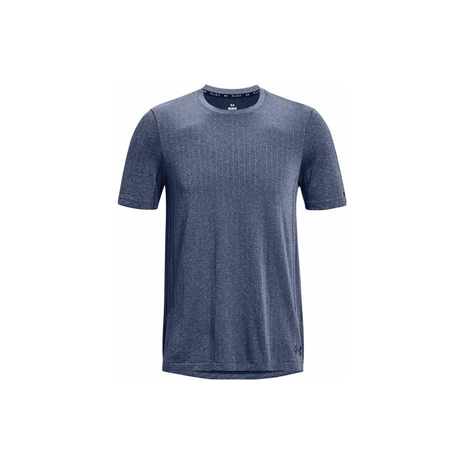 Under Armour Rush Seamless Short Sleeve T-shirt Academy Men s 1373724-408 M