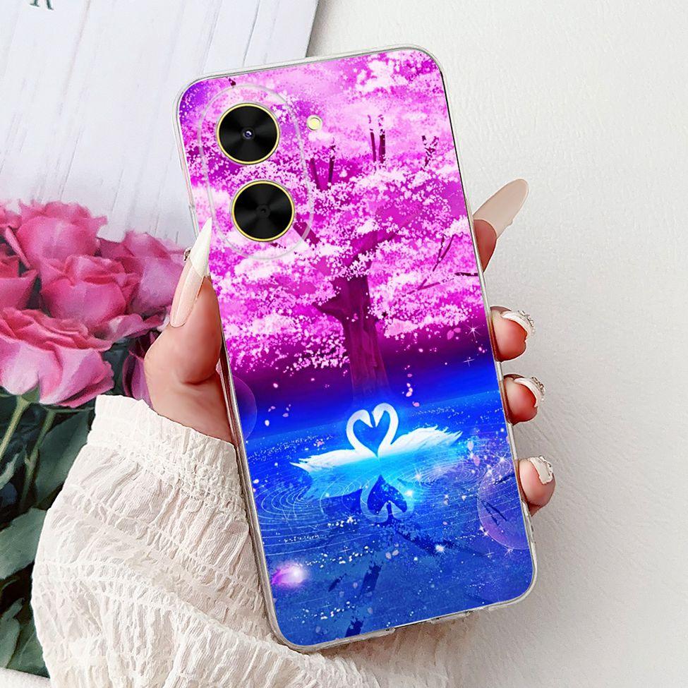 

For Redmi A5 NFC 5G Case Cover Clear Luxury Kawaii Cute Cat Fashion Flowers Funny Painted Soft Phone Case For Redme A5 NFC 5G Redmi A5 NFC 5G
