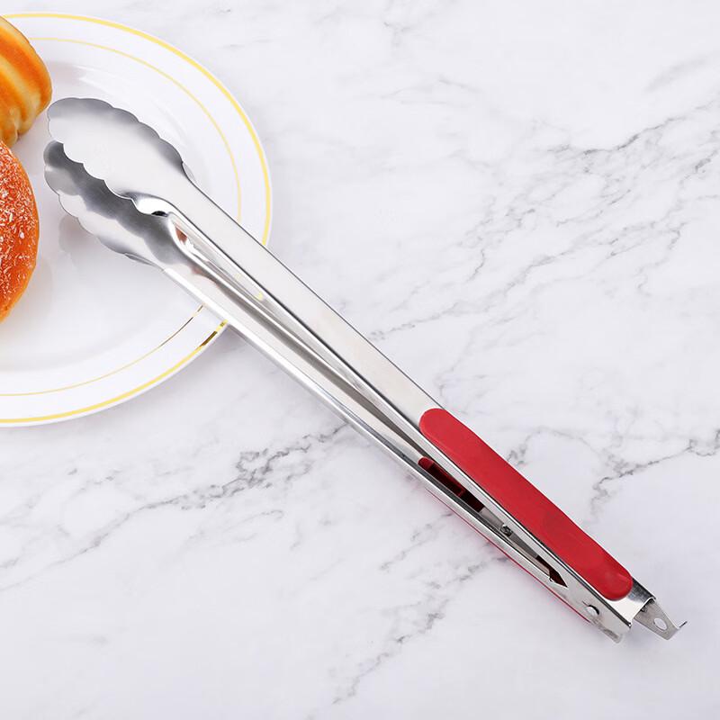 Stainless Steel Bread & Food Tongs Set