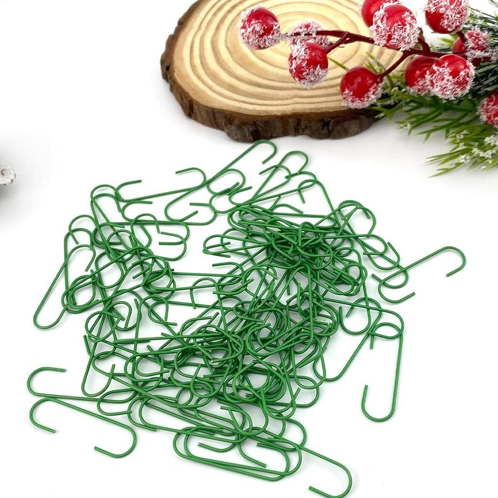 Christmas Ornament Hooks Metal Mini Non-Slip Christmas Tree Decoration Hooks For Kitchen Home Dining Room Living Room Bedroom