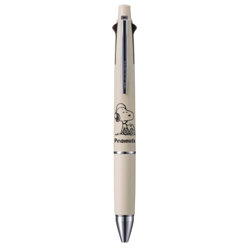 Mitsubishi Pencil Multi-Function Pen Jet Stream 4&1 0.5 Limited Peanuts Snoopy Greige MSXE516PN5SGR
