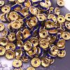 NEW 50pcs 8mm Czech Crystai Rhinestone Glass Round Loose Spacer Beads for Jewelry Making DIY Bracelet Necklace