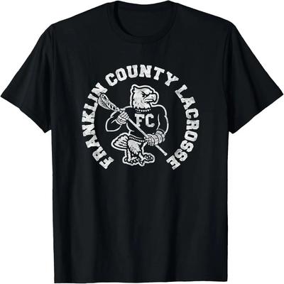 Franklin County Lacrosse Club Retro Mascot T-Shirt