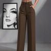 Women's High Waist Wide Leg Pants Tailored Flowy Trousers Casual Work Pants