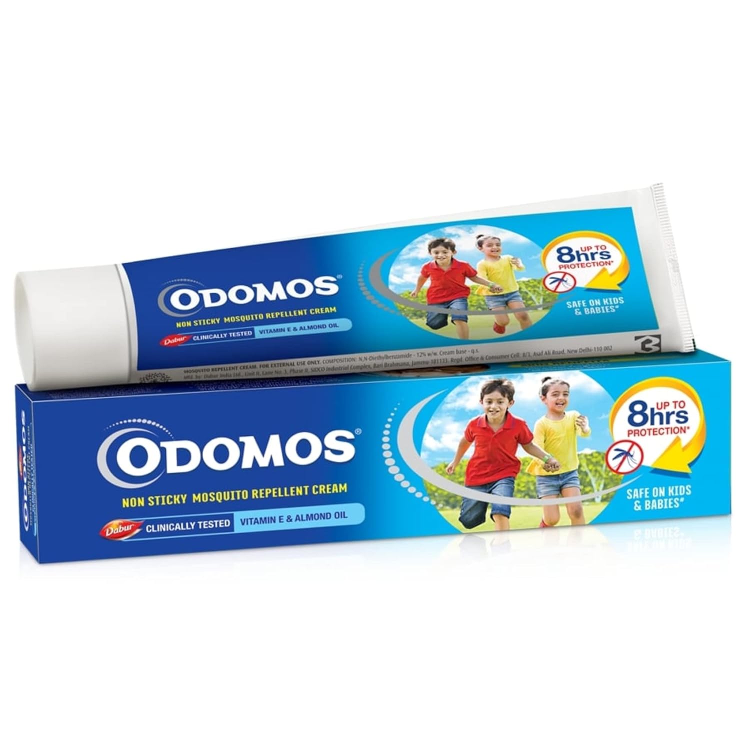 

Крем-репеллент от комаров Odomos Non-Sticky с витамином Е и миндалем - 100 г 100g