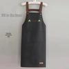 Women's Summer Kitchen Apron - Waterproof, Oil-Proof, Dirt-Resistant, Print Logo/Wording, Thin Style