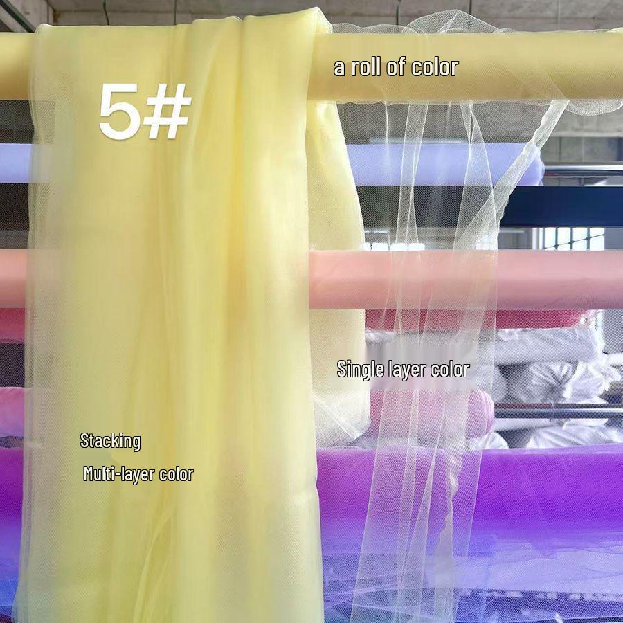 Macaron Sheer Curtain - DIY Decoration for Kindergarten & Festival Chair Environment Creation, Free Shipping