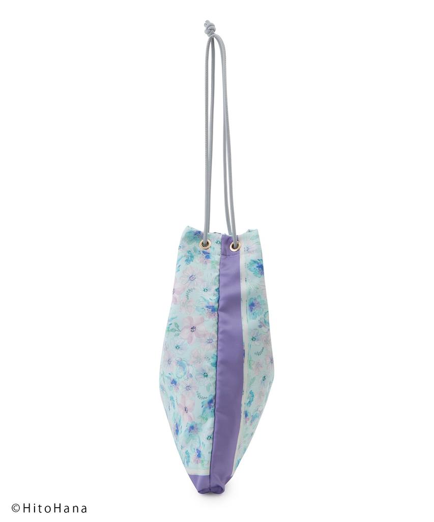 ROPE' PICNIC Passage HitoHana x ROPE' PICNIC Scarf Print Tote & Shoulder Bag, Women's, GIX32020, Light Green (33)
