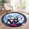 Nightmare Before Christmas Round Carpet Suitable for Decorate room Dormitory Study room Living Rooms Anti-slip Round Rug Office home decor