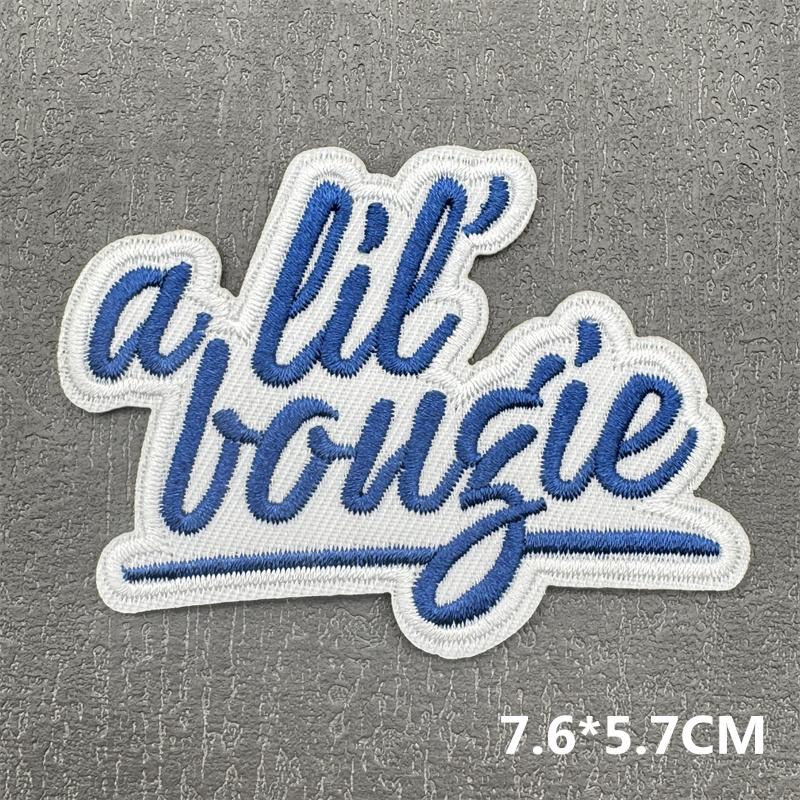 Cartoon Patch Diy Embroidery Patches For Clothing Stripes Badge Letterdice Patches For Jacket Iron On Patch On Clothes