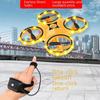 Quad-axis UFO Gesture-Control Drone: Smart Rotating Flying Ball