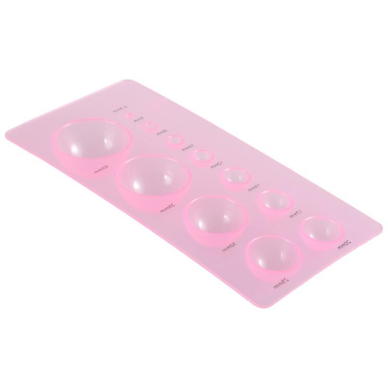 12 Size Half Ball Domes Quilling Papercraft Board Creation Mould Tool