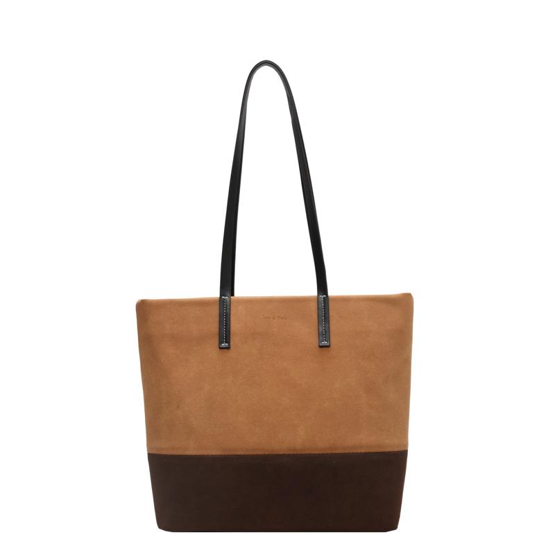 

Жіноча сумка, плісирована, сумка через плече, під пахвами, жіноча сумка великої місткості світло-коричневого кольору