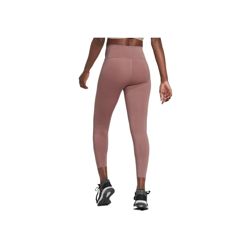 Adidas Solid Color Slim Fit Brand Logo Printed Workout Pants Women Bottoms Oxidized-Red HM1196